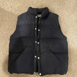 Olderbrother black indigo vest
